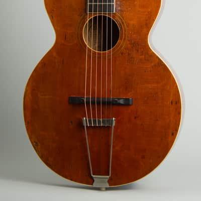 Gibson L-1 Arch Top Acoustic Guitar (1923), ser. #11974 (FON), black chipboard case. image 3