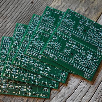 Permanent Electronics - *10-Pack* Silver Cord PCB circuit board DIY Fuzz Distortion pedal project image 1