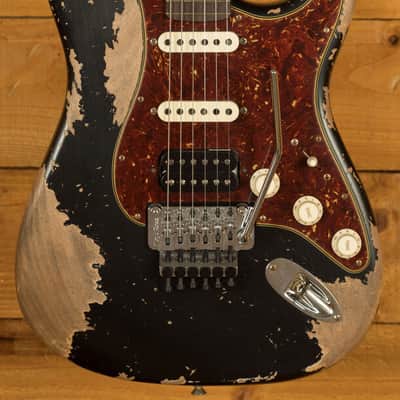Fender Custom Shop 69 HSS Strat | Super Heavy Relic Black image 1
