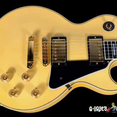 2025 Les Paul Custom Custom Shop Murphy Lab Ultra Light Aged ~ Aged Aspen White image 1
