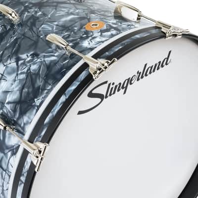 Slingerland Radio King 5pc Drum Set 24/13/16/18/14 Black Diamond Pearl image 7