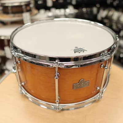 Pre-Owned Reverie Drum Co. 7x14" Birdseye Maple Snare Drum (Honey Maple) image 2