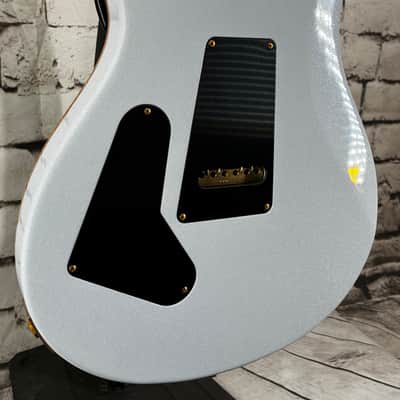 PRS Custom 24-08 10-Top 2025 Custom Color - Faded Blue Denim with White Rainbow Sparkle Back w/OHSC image 7