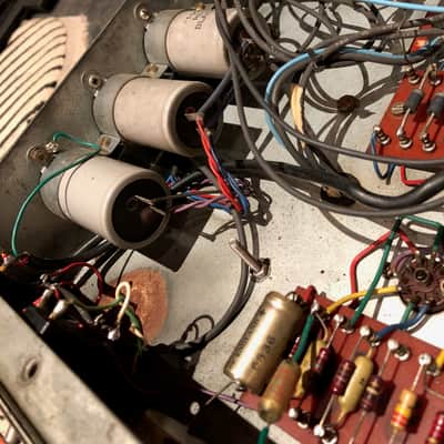 Vintage 1969 Hiwatt PA 200 DR203 Custom Built 6L6 Valve Amplifier Head image 19
