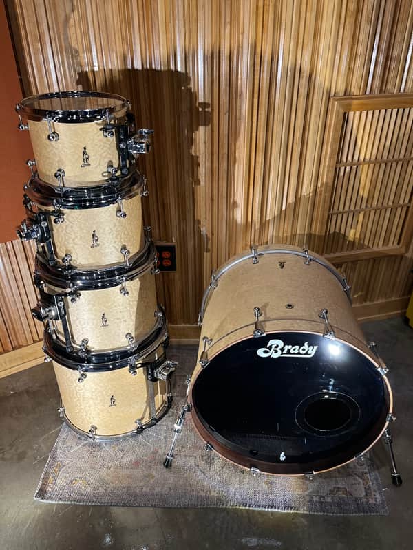 Brady 5 Piece Jarrah Ply Drum Kit image 1
