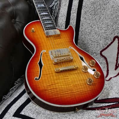 2014 Gibson 120th Anniversary Les Paul Supreme Flame Maple Top & Back Mahogany Middle Sunburst 8.40 LBS image 8