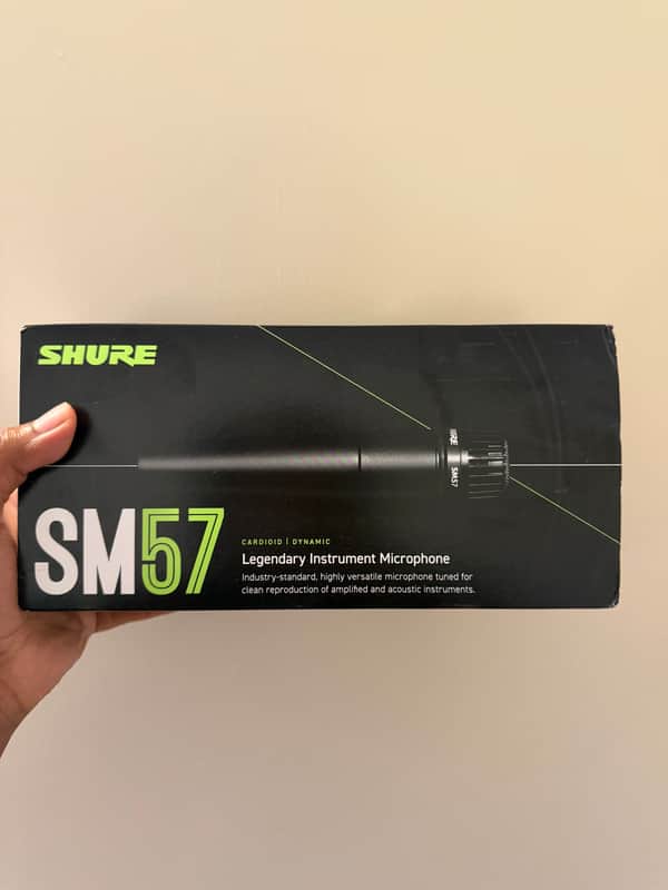 Shure SM57-LC Dynamic Instrument Microphone - Mint, Unused w/ Original Box image 1