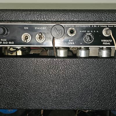 Fender Super Reverb 2-Channel 40-Watt 4x10" Guitar Combo 1963 - 1967 - Black Panel image 5