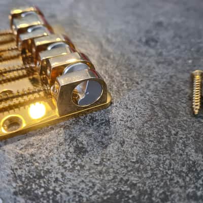 Babicz FCHZ4 full contact bass bridge - Gold image 5
