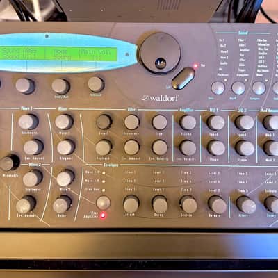 Waldorf Microwave XT "Shadow Edition" 10-Voice (V3 Motherboard) Desktop / Rackmount – Very Good Condition