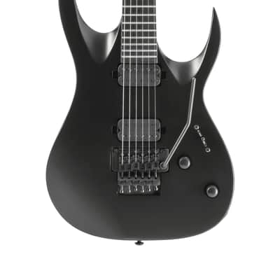Solar Guitars A1.6FRC Carbon Black Matte Floyd Rose Guitar Stainless Steel Jumbo Frets image 1