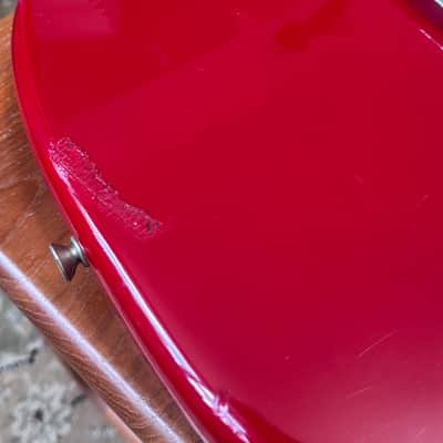 Fender Duo-Sonic with Rosewood Fretboard 1961 - 1964 - Transparent Red image 4