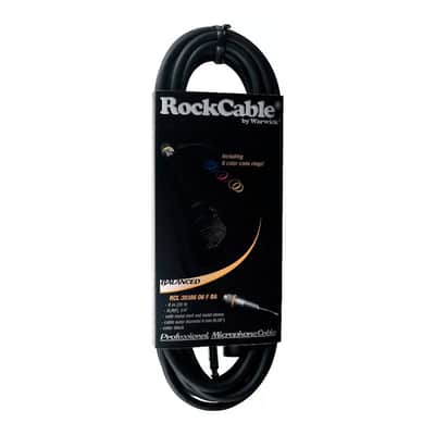 RockCable Microphone Balanced Cable XLR (female) / Jack TRS – 6 m image 2