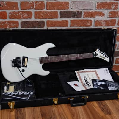Kramer Music Zoo Exclusive Limited Run USA Baretta #7 of 10 White 2012 w/OHSC image 2