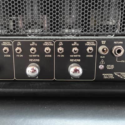 Mesa Boogie Dual Rectifier Roadster 100w 50w 4-Channel Black Diamond Face 50-100 Watt Major Recording Studio Guitar Amplifier Amp Head image 13