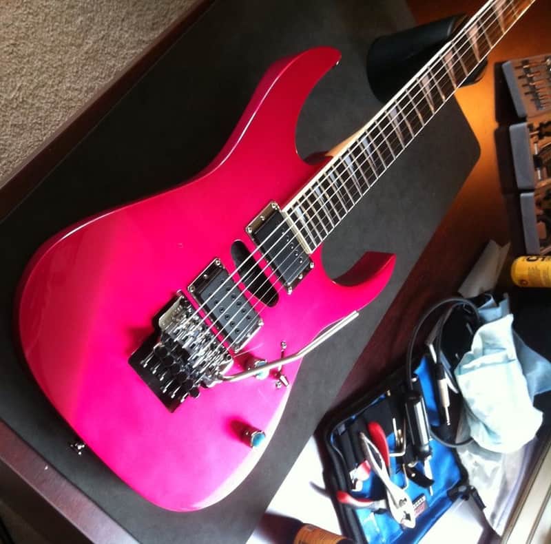 Ibanez RG770 1990 Purple Metallic (It looks pink) image 1