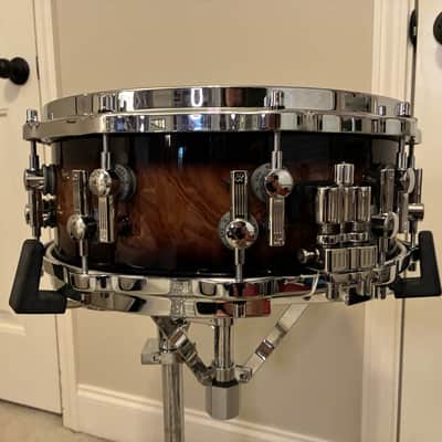 Sonor SQ2 Maple Snare Drum 14x5.5 - Walnut Brown Burst image 4