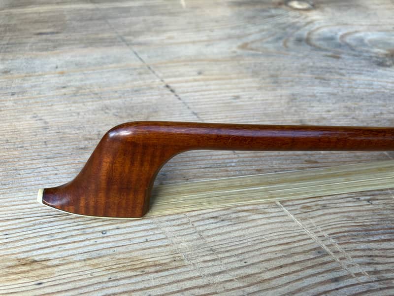 Double Bass French Bow - Rarer Flamed Pernambuco - Otto Spengler - Gawwjuss image 1