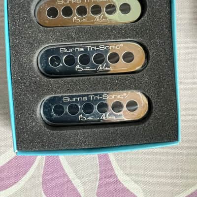 Burns Tri Sonic Brian May Pickups 2020s - Chrome image 2