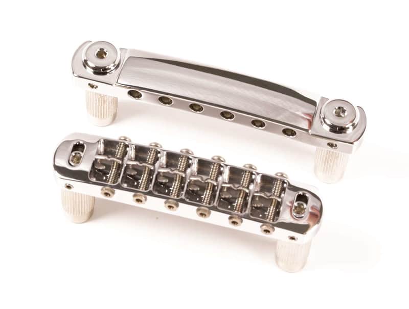 Hipshot 6-String Tone-A-Matic Notched Guitar Bridge with Tailpiece image 1