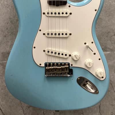 Fender Custom Shop 1969 Stratocaster Journeyman Relic Rosewood Fingerboard, Faded Daphne Blue 9235700045 SERIAL NUMBER CZ588780 - 7 LBS 11 OZ image 1