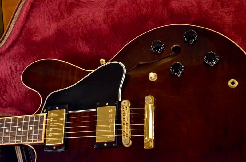 Gibson ES 335 Limited Edition Transparent Brown Gold Hardware 2001