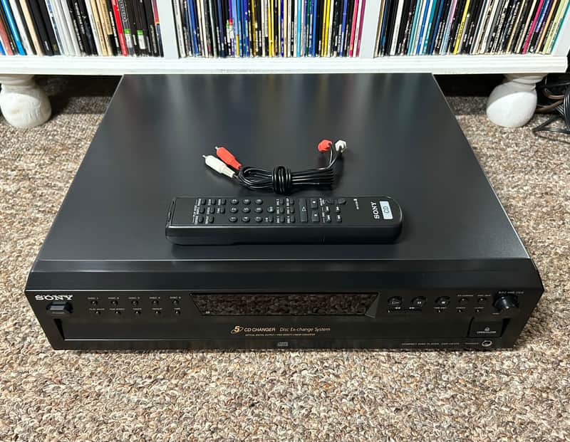 Sony CDP-CE375 Compact Disc Player 5-Disc CD Changer w/ Remote TESTED ✅