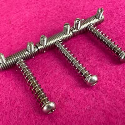 GVT® Vintage 1960s  For Fender® Telecaster® Threaded Steel Saddles – Pre-CBS Specification image 1