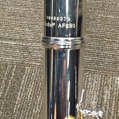 Haynes AF680 Amadeus C Standard Open Hole, Sterling Silver Head Joint, w/ Low B Foot Flute, Mint Condition image 11
