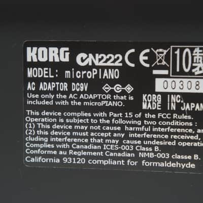 [SALE Ends Sep 24] KORG microPIANO RED Digital Mini Grand Piano Built-in Speaker 61-Tones w/ 100-240V PSU No Legs image 10