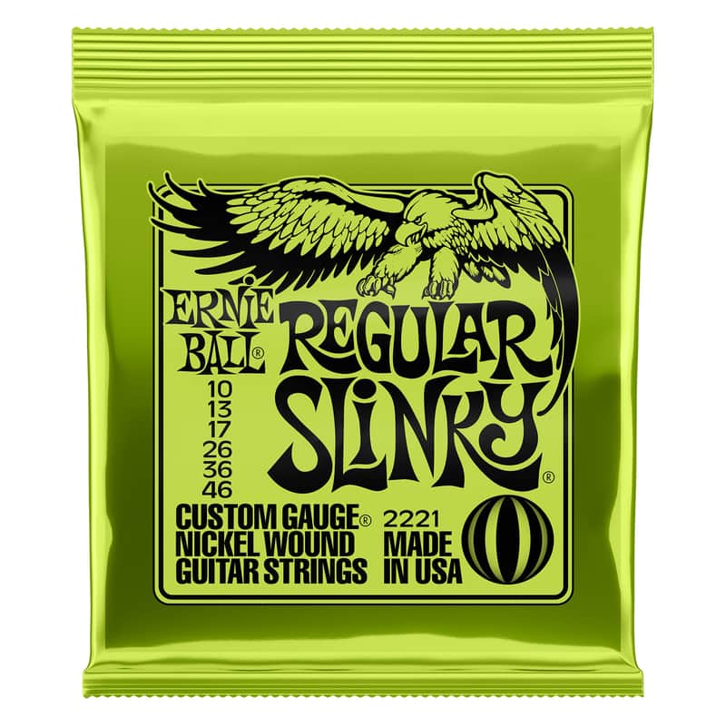 2010s Ernie Ball 2221 Regular Slinky Nickel Electric Guitar St...
