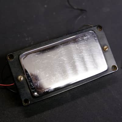 Gibson Super Humbucker Pickup Set from L6-S + Rings & Screws mid-to-late 1970's - Aged Nickel image 8