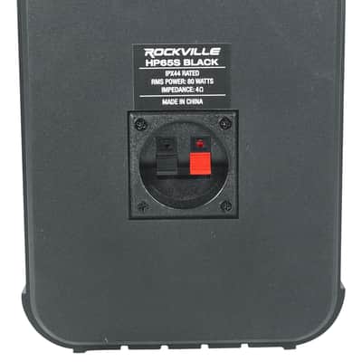 Pair Rockville HP65S Black 6.5" 250w Indoor/Outdoor Swivel Home Theater Speakers image 9
