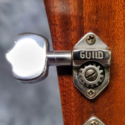 Video Demo Vintage RARE 1967 Guild D-44 NT Spruce Pearwood Dreadnought Acoustic Guitar Pro Setup New String Original Hard Shell Case image 14