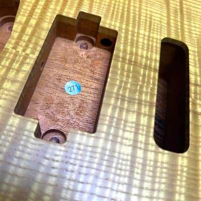 Warmtone CG Hss Strat Style Guitar Body Flamed Maple “Sunrise” 4.5lbs image 9