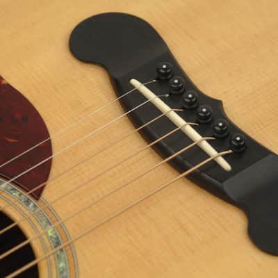 D'Addario #PWPS10 - Molded Bridge Pins with End Pin Set-Ebony with Ivory Dot image 3