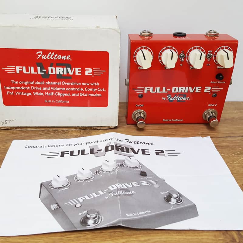 2018 – Present Fulltone Full-Drive 2 V2 Red