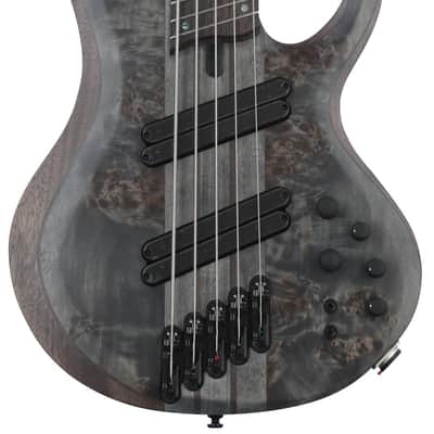 Ibanez Bass Workshop BTB805MS 5-string Bass Guitar - Transparent Grey Flat image 1