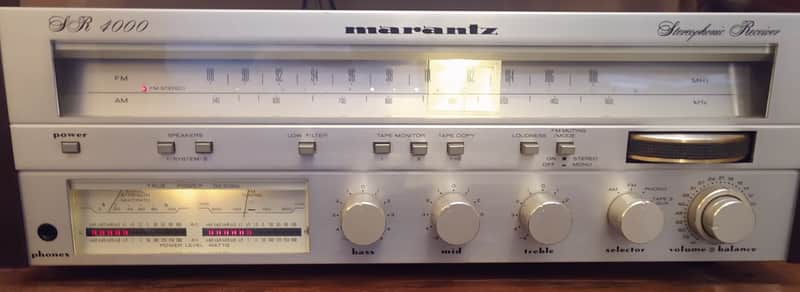 Vintage Marantz SR 4000 Stereo Receiver Amplifier Great Condition, Very Clean image 1