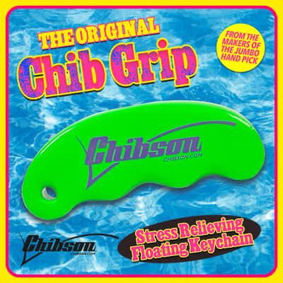 Chibson Chib Grip (Green) Stress Relieving, Floating Key Chain 2023 image 1
