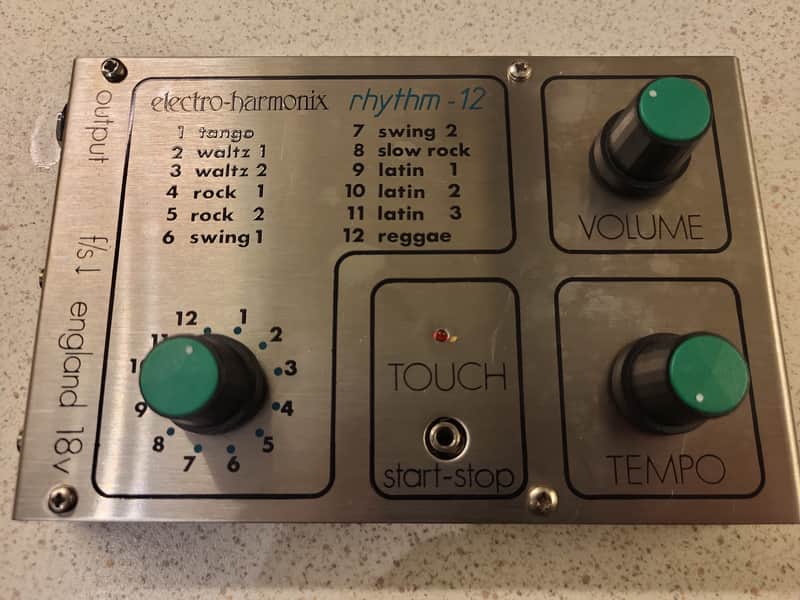 Electro-Harmonix Vintage Analog Drum Machine (1976, UK Rhythm-12 70's - Silver image 1