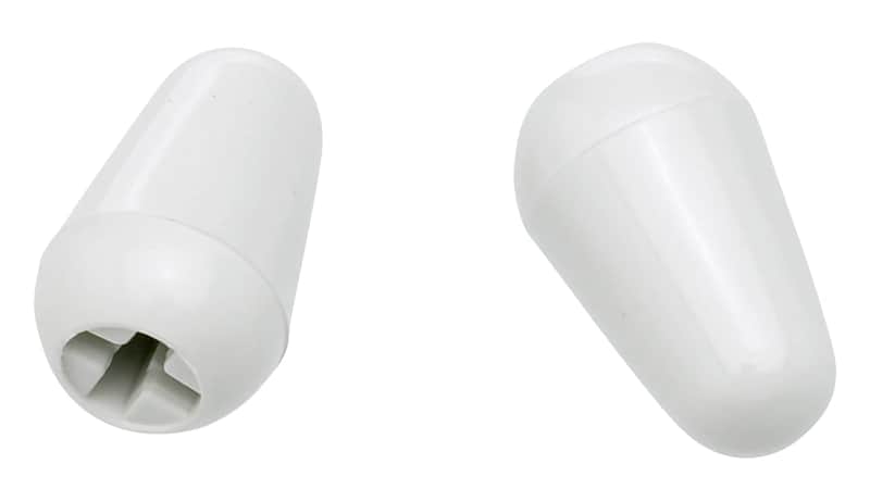 Fender Stratocaster Switch Tips, White 2 Pack image 1