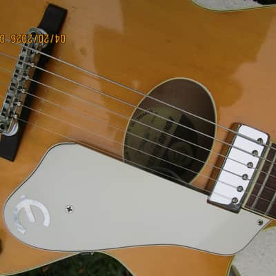Epiphone Howard Roberts Standard Guitar, 1966, Blond Finish, Johnny Smith PU., Grey Case, Excellent Cond. image 6