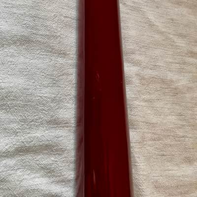 NS Design WAVc 5 String Full Size Electric Upright Bass 2025 - Transparent Red image 11