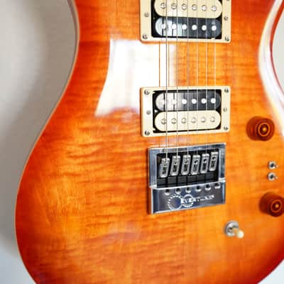 PRS SE Custom 24-08 Evertune bridge Vintage Sunburst image 2