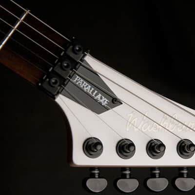 Washburn Parallaxe PXS100 Arfrwhm Floyd Rose White Electric Guitar HH Reverse image 4