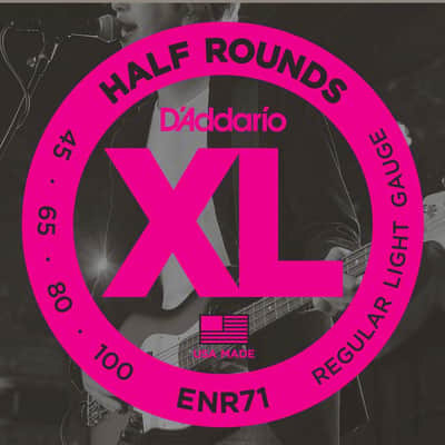 D'Addario ENR71 Long Scale Half Rounds image 1