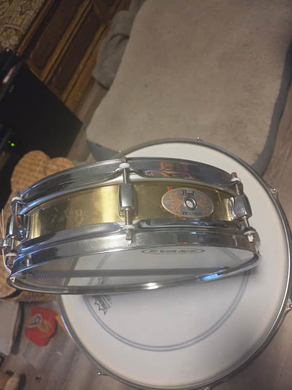 Pearl B1330 13 x 3 Brass Piccolo Snare Drum image 1