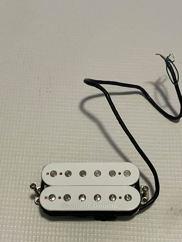 2019 Model USA Seymour Duncan TB-4 TB4 Trembucker White Bridge Humbucker Guitar Pickup 17.84k image 1