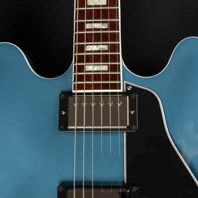 2017 Gibson Memphis Custom ES-335 Block - Pelham Blue | USA Limited Edition Semi-Hollow Burstbucker Humbucker Pickups | CoA OHSC image 23
